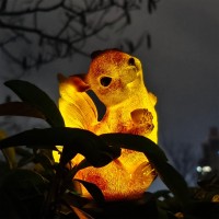 Xurleq Garden Solar Light Outdoor Decor, Resin Squirrel Solar Led Light For Outdoor, Animal Waterproof Light For Flower Fence Lawn Passage Walkway Courtyard Party Decoration, Squirrel