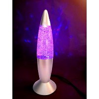 Docomin 728 Glitter Lamp Mini Groovy Glow Lamp Liquid Motion Lamp Led Red Purple Pink Multiple Colors Changing For Adults An