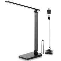 Led Desk Lamp For Home Office 3 Levels Dimmable Desk Light With Usb Charging Port Small Study Lamp Reading Light For Table B