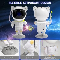 Star Projector Galaxy Night Light,Kids Room Decor Aesthetic, Adjustable Head Angle,Gift For Kids Adults Home Party Ceiling Decor Christmas Gift (Astronaut)