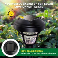 Hnes Super Bright 2 In 1 Solar Lights Outdoor Waterproof Up To 12H Dusk To Dawn Garden Lights Solar Powered Auto Onoff 10 Pac