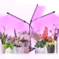 Ecoogrower Grow Light Growing Lamp 60W Plant Lights Led Grow Light 3 Head 9 Dimmable Levels Plant Growing Lamps For Indoor Plant Adjustable Gooseneck,3 9 12 H Timer 3 Switch Modes