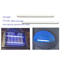 2Pack F8T5Bl 12 Inch Replacement Black Blue Light Bulb G5 Baset5 F8W Bl368 Linear Fluorescent Blue Lamps