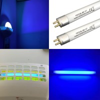 2Pack F8T5Bl 12 Inch Replacement Black Blue Light Bulb G5 Baset5 F8W Bl368 Linear Fluorescent Blue Lamps