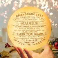 Christmas Gifts For Granddaughter, Christmas Gifts Ideas, Birthday Gifts For Teen Girls, Granddaughter Gifts From Grandma, Christmas Decorations Indoor, Teen Girl Gifts, Engraved Moon Lamp Night Light