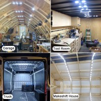 Linkhood 60 Led Van Interior Light White Car Led Ceiling Lights Kit Super Bright Lighting Dome Lamp For Van Rv Truck Auto Vehi