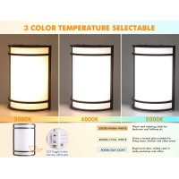 Cloudy Bay Led 3 Color Indoor Wall Sconce Wall Lighting 3000K4000K5000K Color Temperature Adjustable Wall Mount Light Fixture