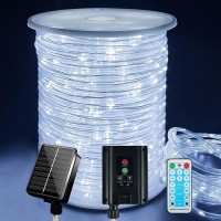 196Ft 600 Led Solar Rope Lights Outdoor Waterproof 60M Solar Powered String Lights Super Long Fairy Light With Timer Solar Tube