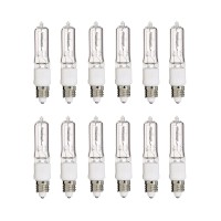 Satco S310912 250Watt T45 Halogen Light Bulb E11 Base 12Pack