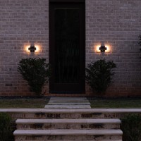 Architectural Solar Wall Accent Light W/Motion Sensor - Bronze