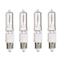 Satco S310904 250Watt T45 Halogen Light Bulb E11 Base 4Pack