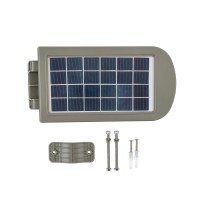 6W Solar Area Light W/Motion Sensor And Timer