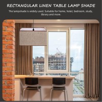 Uonlytech Fabric Table Lamp Lampshade Chandelier Shades Bedside Lampshade Ceiling Lamp Shade Wall Sconce Cover Lamp Cover Rustic Floor Lamp Light Protector Wrought Iron Desktop E27 Desk Lamp