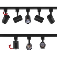 Mirrea 12 Pack Led Track Lighting Heads Compatible With Single Circuit H Type Rail Ceiling Spotlight For Accent Task Wall Art Ex