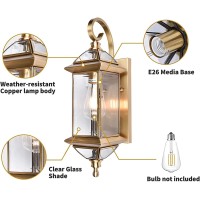 Milaii Copper Exterior Wall Light 20