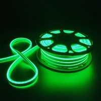 Dsjjbll Led Neon Flex, Silicone Neon Light Strip Double-Side Lighting 50Ft/15M 110V-120V Ac Ip65 Waterproof Neon Sign Light Diy Flexible Cuttable