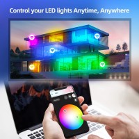 Gidealed Zigbee 3.0 Led Controller Pro Work With Hub Bridge Echo Plus For Rgbw Rgbww Rgbcct Light Strip,App/Voice Control Compatible With Alexa