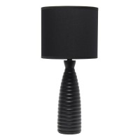 Alsace Bottle Table Lamp Black