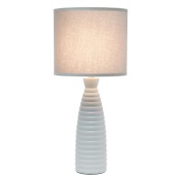 Alsace Bottle Table Lamp Gray