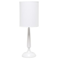 Traditional Candlestick Table Lamp White