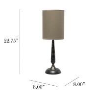 Traditional Candlestick Table Lamp Oil Rubbed Bronze