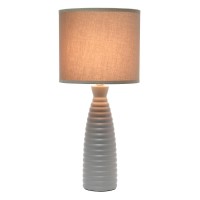 Alsace Bottle Table Lamp Taupe