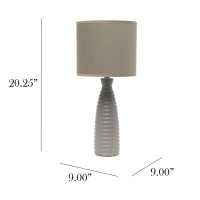 Alsace Bottle Table Lamp Taupe