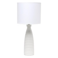 Alsace Bottle Table Lamp Off White