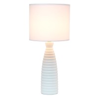 Alsace Bottle Table Lamp Off White