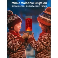 Tnoie Volcano Lamp, Realistic Volcanic Eruption Night Light, Usb Powered Desktop Sleep Lights, Office Room Decor Relax Mood Lamps, Man Cool Gadgets Novelty Birthday Christmas Gifts For Kids Adults