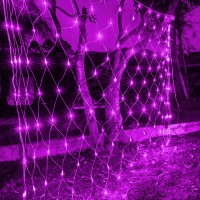 Dazzle Bright Halloween 200 Led Net Lights 98 Ft X 66 Ft Connectable Mesh Lights With 8 Lighting Modes Halloween Decorations