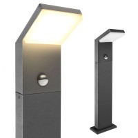 Max K O M F O R T Floor Light Outdoor Light With Motion Sensor Path Lighting Led Black Ip44 Outdoor Lighting Garden Modern 80 Cm Aluminium Floor Lamp 1505A1-800