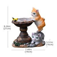 Gardenfans Cat Garden Figurines Outdoor Decor Outdoor Solar Statue With Led Lights For Patio Lawn Yard Art Decoration Housewar