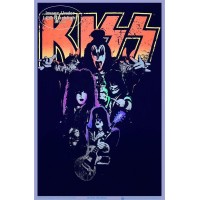 Kiss Officially Licensed Neon Blacklight Poster 23 X 35