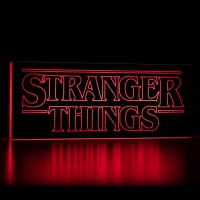 Paladone Stranger Things Logo Light With 2 Light Modes, Officially Licensed Merchandise,Black