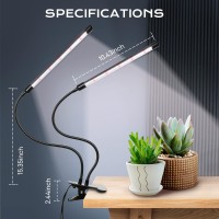 Ipower Led Grow Light With Full Spectrum For Indoor Plants Stripsadjustable Tripodgooseneck 23 Light Modes510 Dimmable Le