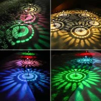 Dikesitu Bright Solar Pathway Lights Outdoor 8 Pack Color Changing, Ip67 Waterproof Solar Powered Garden Light For Walkway Yard Lawn Decorative(Multicolor&Warm White)