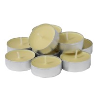 Candlenscent Colored Tea Light Candles Unscented Brown Made In Usa (Pack Of 30)