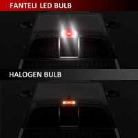 Fanteli 921 Led Bulb, Strobe 3Rd Third Brake Light Bulb Red And Truck Cargo Bed Lights White, 300% Brighter Non-Polarity 194 912 T15 906 904 902 W16W, Pack Of 4