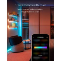 Twinkly Dots 33Ft Flexible Rgb Led Strip In And Outdoor Compatible With Homekit Alexa And Google Home Ip44 16 M Colors