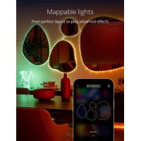 Twinkly Dots 33Ft Flexible Rgb Led Strip In And Outdoor Compatible With Homekit Alexa And Google Home Ip44 16 M Colors