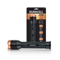 Duracell 2500 Lumens Flashlight, Heavy Duty Compact Led Flashlight With Aa Batteries