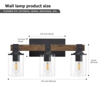 3 Light Bathroom Vanity Light Fixtures Farmhouse Bathroom Vanity Lights Over Mirror Wood Rustic Vanity Lights For Bathroom Ki