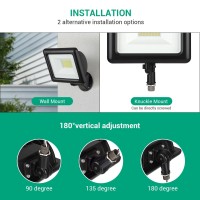 Edishine 74W 10000Lm Led Flood Light Outdoor, Super Bright(1000W Equivalent) Flood Lights Outdoor, Ip65 Waterproof, 5000K Daylight Security Light For Garden, Yard, Garage