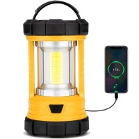 Rechargeable Camping Lantern 3000Lm 5 Light Modes Camping Light 4400 Capacity Phone Charger Led Impactresistant Flashlight Lan