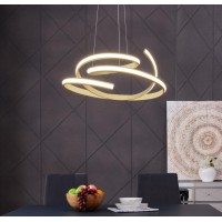 Finesse Decor Oslo Integrated Led Chandelier, Dimmable, Gold(D0102Hge47V)