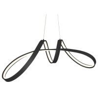 Bucharest Chandelier, Integrated Led, Dimmable, Black(D0102Hge4Ey)