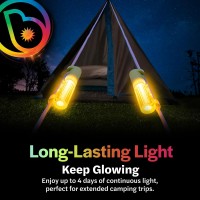 Brightz Tentbrightz Led Tent String Lights For Guylines 4 Pack Glamping Camping Accessories For Tent Campers Tent Camping Lig