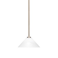 Atlas 1 Light Mini Pendant In New Age Brass Finish With 12