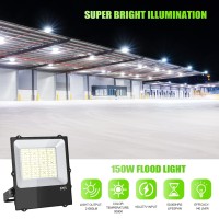 Openlux 150W Led Flood Light Fixture Outdoor Bright Court Light Street Lighting 21000Lm 5000K Ip65 Waterproof Security Lighting For Sport Court Street Factory Ac 100-277V